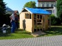 Stavba domečku na dětský den 9.6.2009